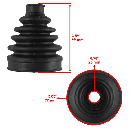 Rear Axle Outer Inner CV Boot Kit for Can-Am (705500870, 705501864, 705501777)