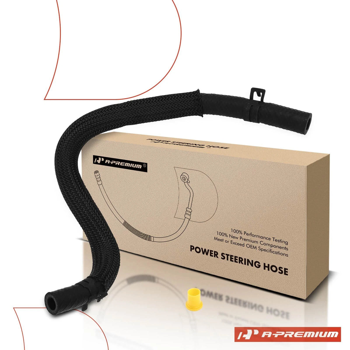 Power Steering Return Line Hose Assembly for Ford E-150 E-250 (2013–2014) BC2Z3A713C, BC2Z3A713F, 3404899