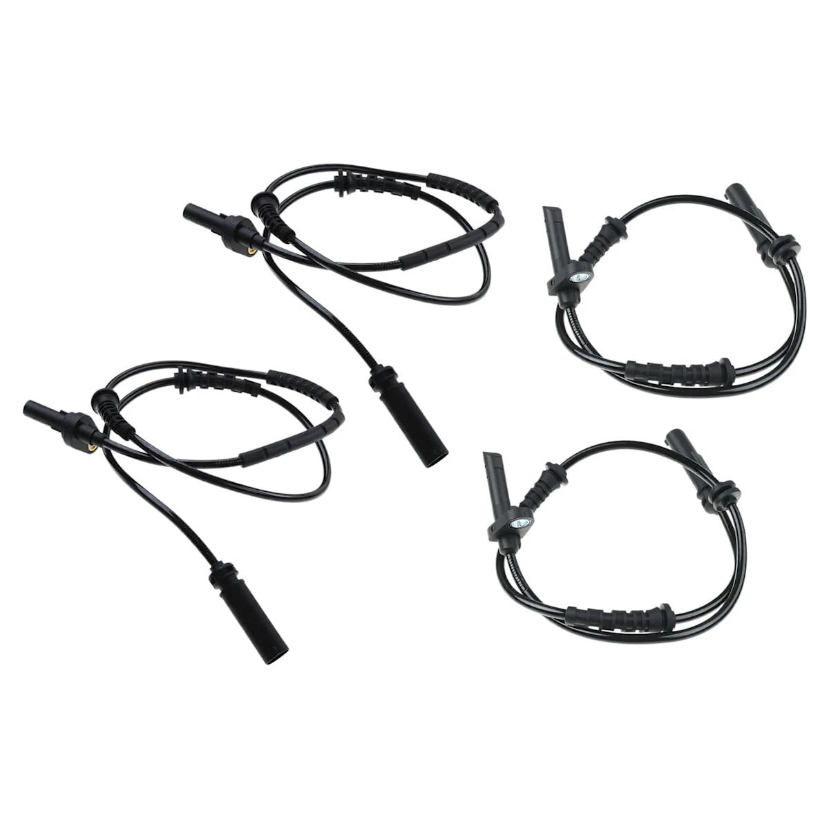 ABS Speed Sensors Set of 4 for BMW 650 6 Series (2012–2018) 18068382, 34526853859