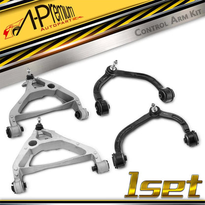 Set of 4 Front Control Arms w/Ball Joints for Ford Expedition (2004–2006) - 2L1Z3079BA, 6L1Z3079AA, 6L1Z3079BA, 7L1Z3078A