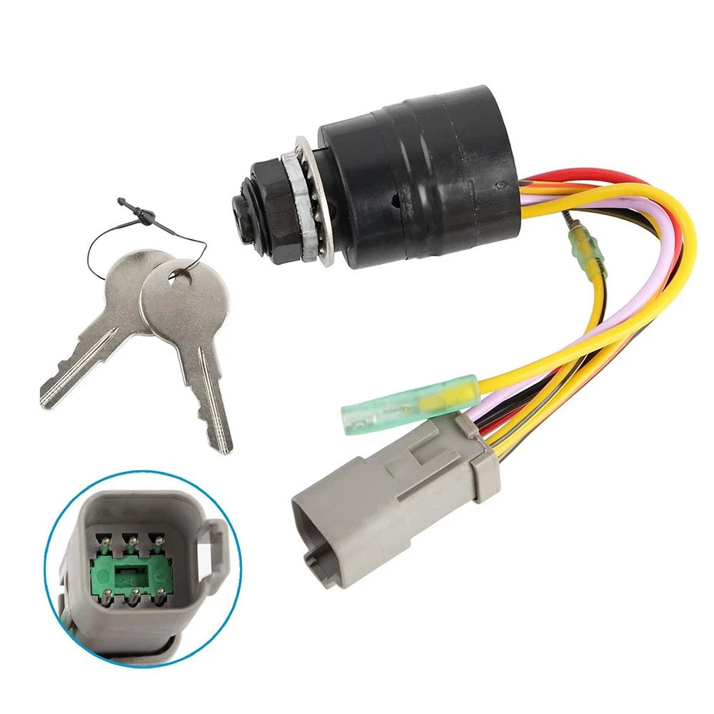 Ignition Switch Plug w/Keys for Tracker Boat (129572)
