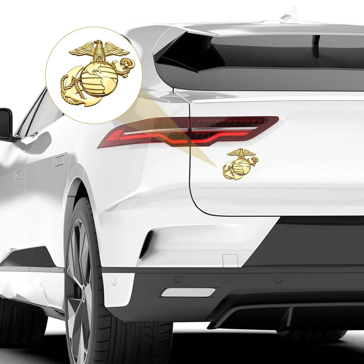 3D Eagle Globe Anchor Car Emblem for U.S. Marine Corps