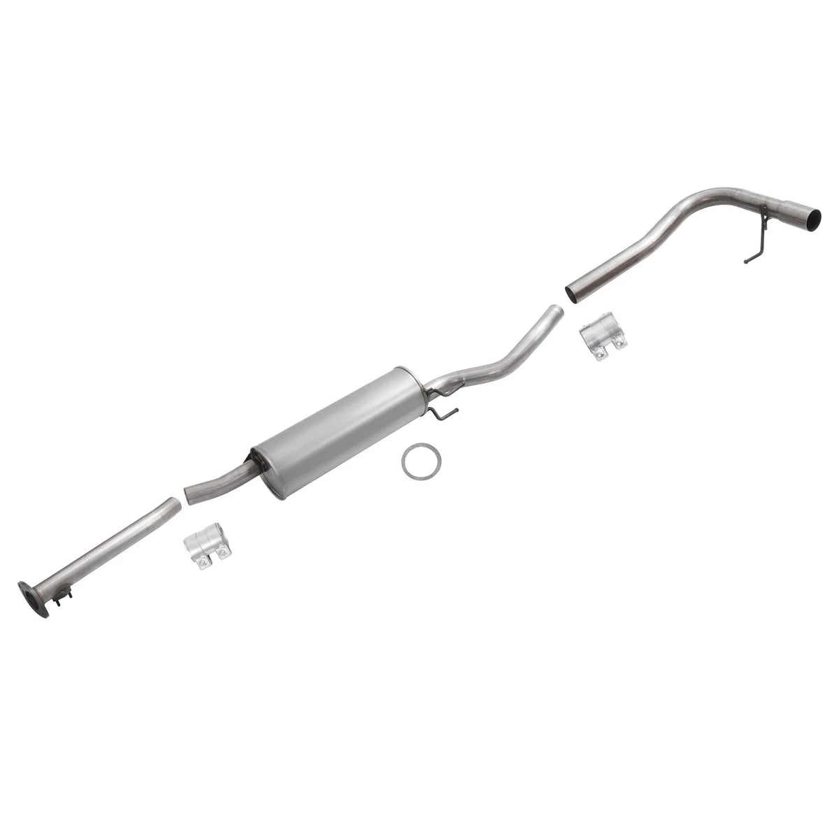 Muffler TailPipe Exhaust System for Toyota Tacoma 2.7L 4WD (2000–2004)