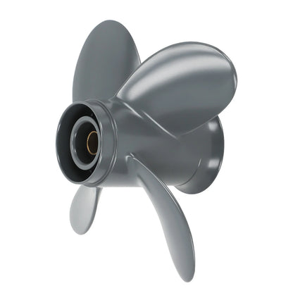 10" 4 Blade Aluminum Propeller for Honda Yamaha Outboard (8-20HP)