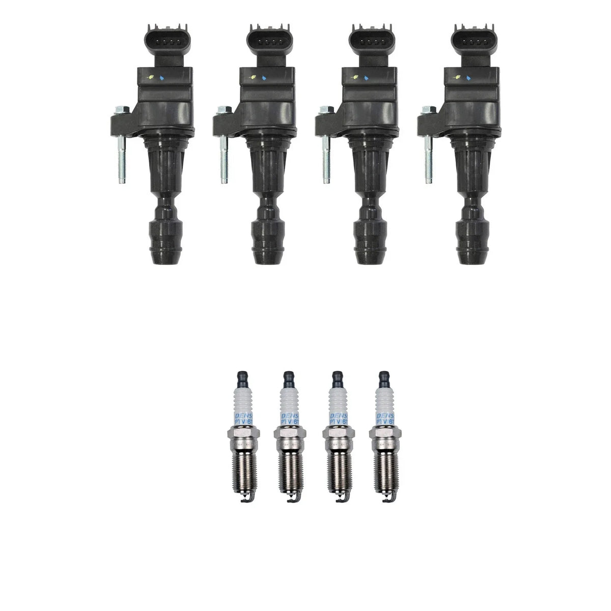 Set of 4 Ignition Coils & Spark Plugs for Equinox Terrain L4