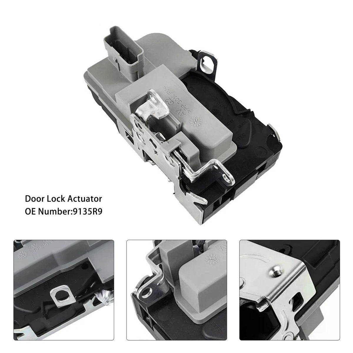 Front Left Door Lock Actuator for Peugeot 206 (1998–2012) 9135R9, 9135.R9
