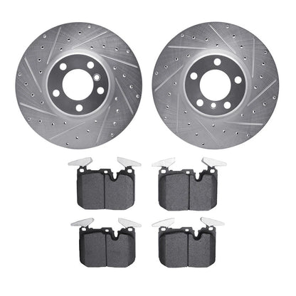 Rotor Set for BMW 328i xDrive (2013–2016) ALX-PAU-DF-7612-31092-CLA4