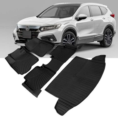 Set of 4 All Weather Floor Mat Liners for Honda CR-V (2017–2022)