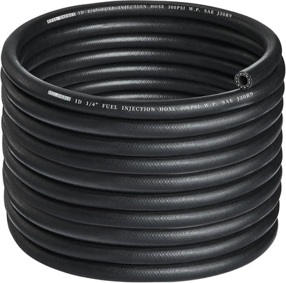 1/4 Inch 25 ft SAE J30R9 Fuel Line Hose for Gas, Diesel, E85 (1990–1990)
