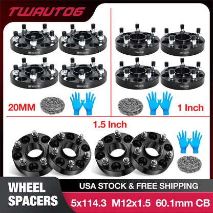 20mm Wheel Spacers for Lexus ES250 ES300 ES330 ES350 (2011–2018)