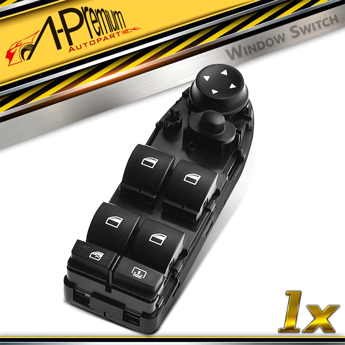 Front Left Power Window Switch for BMW 528i 528xi 535i 535xi 550i M5 (2008–2016) 61319122112