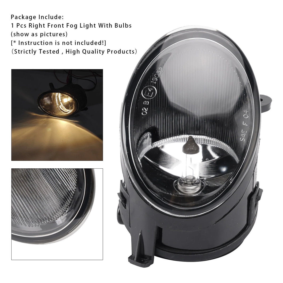 Right Front Bumper Fog Light for Audi A6 C6 (2005–2008) 4F0941700
