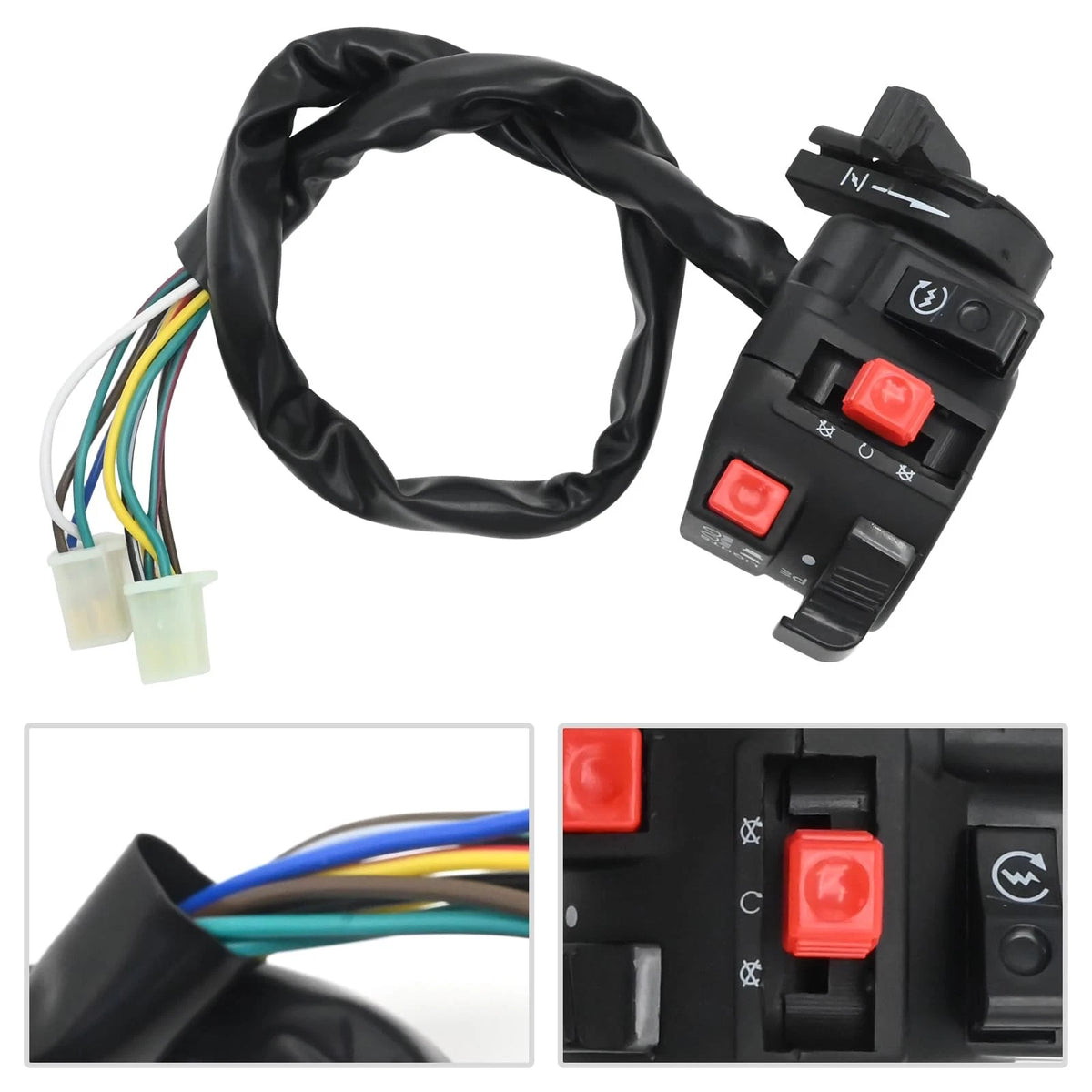 5 Function 9 Wire Starter Kill Light Switch for Universal Applications