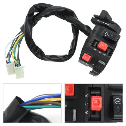 5 Function 9 Wire Starter Kill Light Switch for Universal Applications