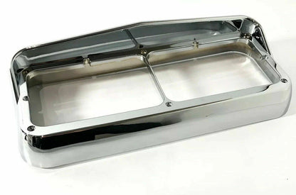 Headlight Bezels Chrome Plastic with Visor for Ford Ranger Dual Rectangular (1998–2003)