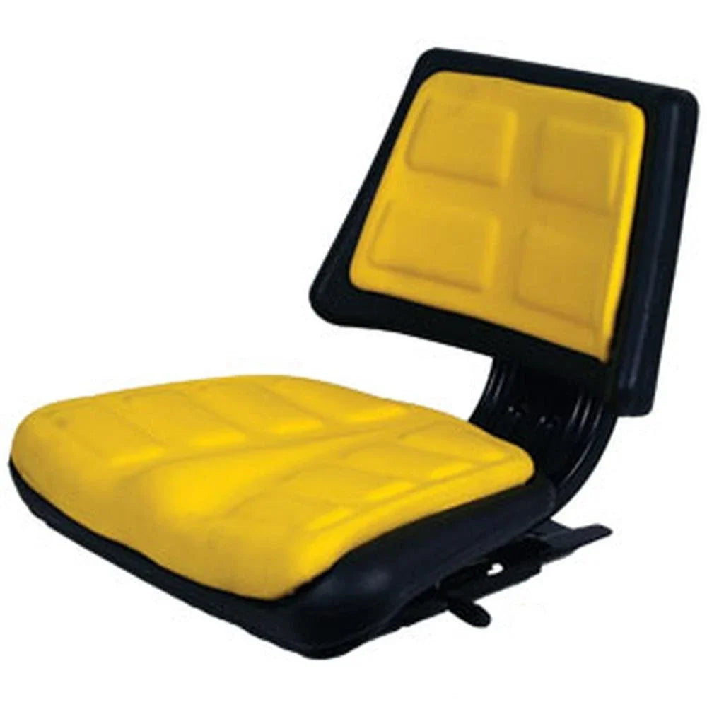 Yellow Seat with Trapezoid Back for John Deere T110YL (Fits Several Models)