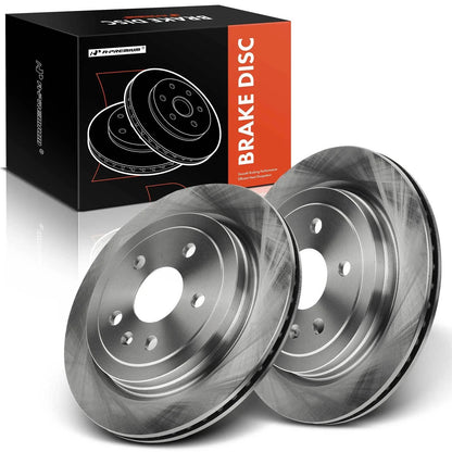 Rear Disc Brake Rotors for Chevy Camaro (2010–2015) Cadillac CTS (2008–2019)