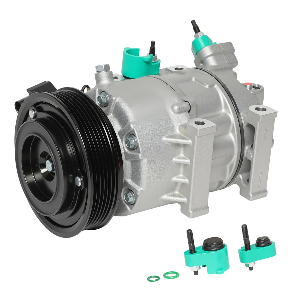 A/C Compressor with Clutch for Kia Optima Hyundai Sonata (2009–2010) 18016305, 158372, 157372, 198300, 977013K520