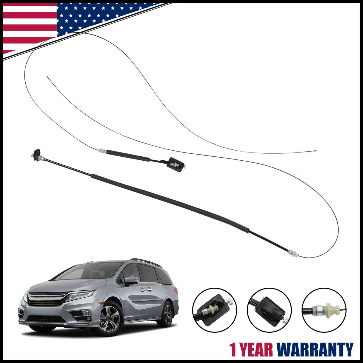 Power Sliding Door Cable Kit for Honda Odyssey (2011–2020)