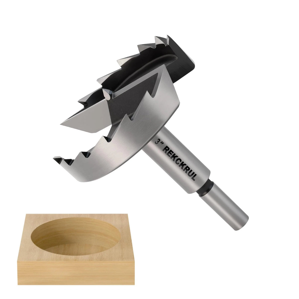 3 Inch Forstner Bit for Drill (Precision Imperial Sizing)