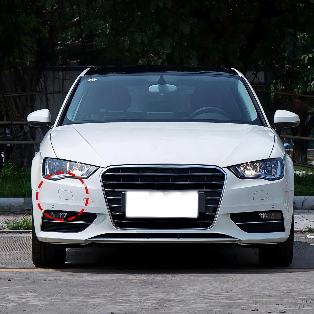 Headlight Washer Cover Cap for Audi A3 (2014–2016)