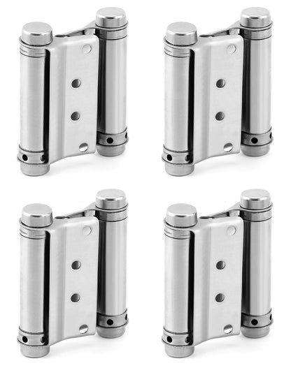 Set of 4 Heavy Duty 3" Cafe Saloon Bars Door Swing Hinges