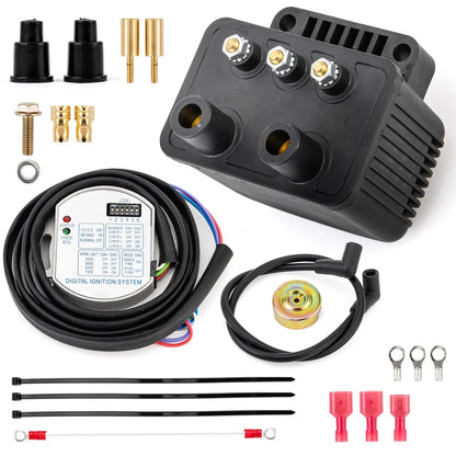 Programmable Single Fire Ignition Kit for Harley Shovelhead EVO Big Twin XL (1970–1999)