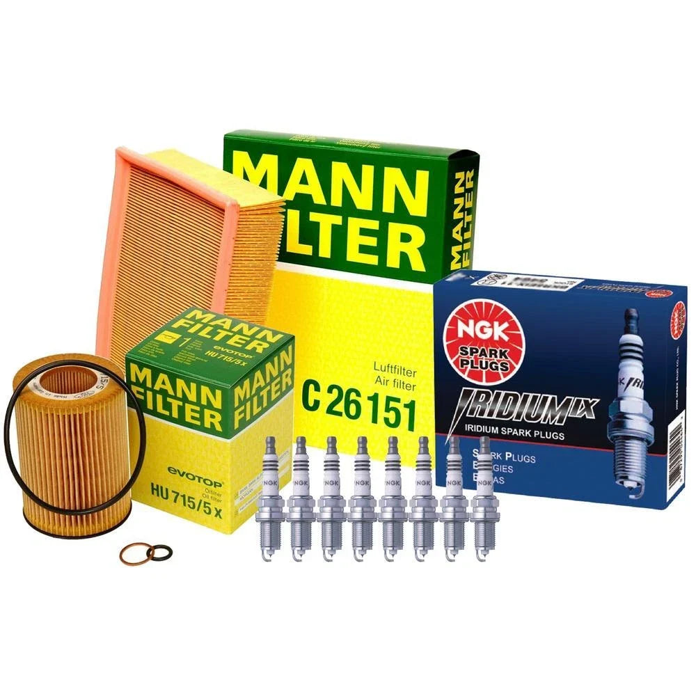 Tune-Up Kit with Mann Filters & NGK Spark Plugs for BMW E53 X5 (2000–2006)