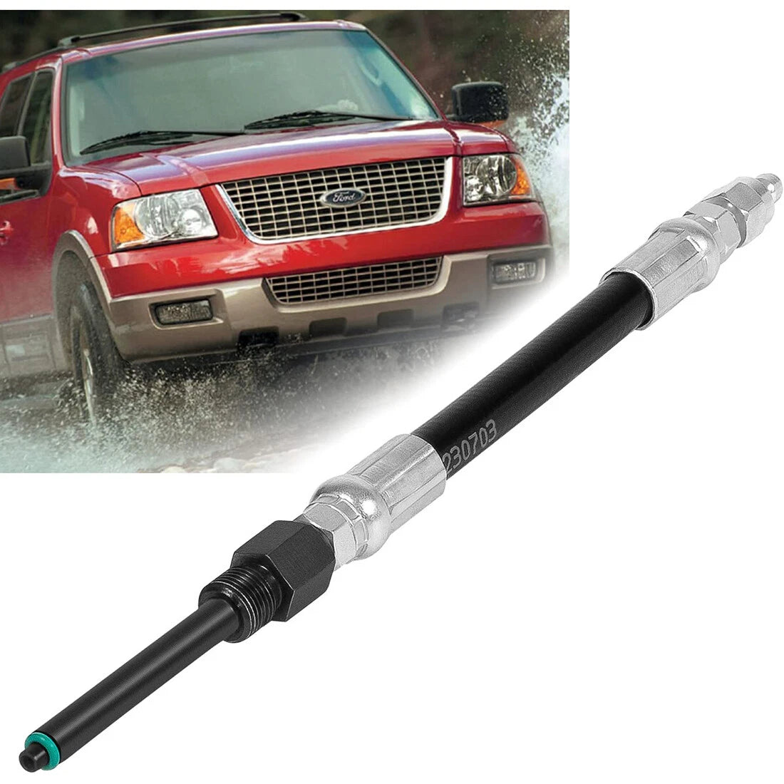 Diesel Engine Compression Tester Adapter for Ford 6.0L 6.4L (2003–2006) - OTC 5021, 6660, 303-757