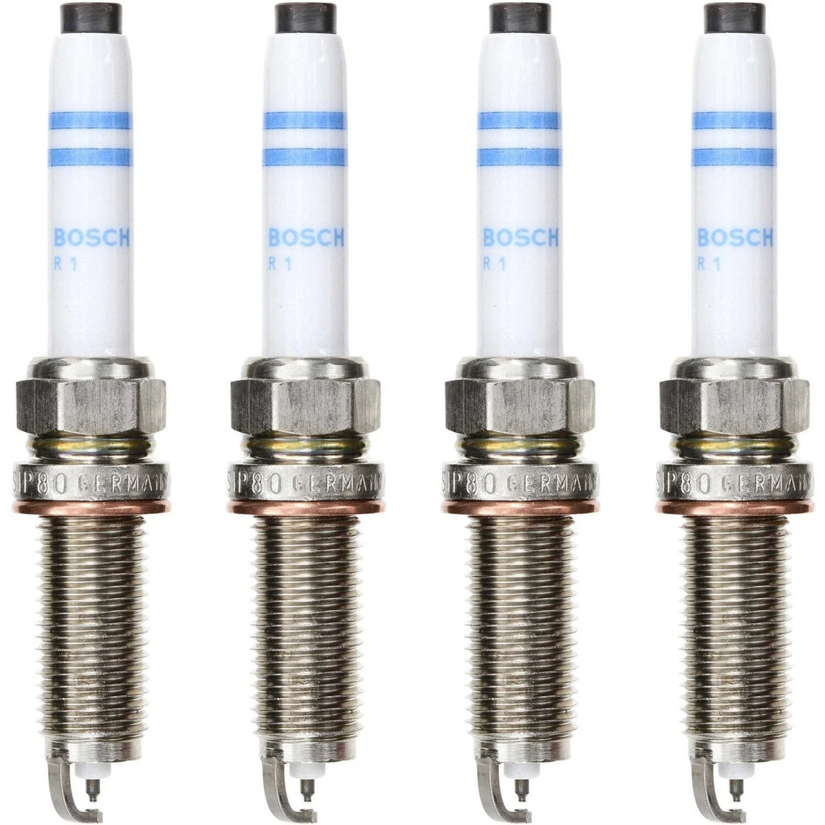 Set of 4 Bosch EVO Double Iridium Spark Plugs for Mercedes W205 C117 X156 (2015–2020)