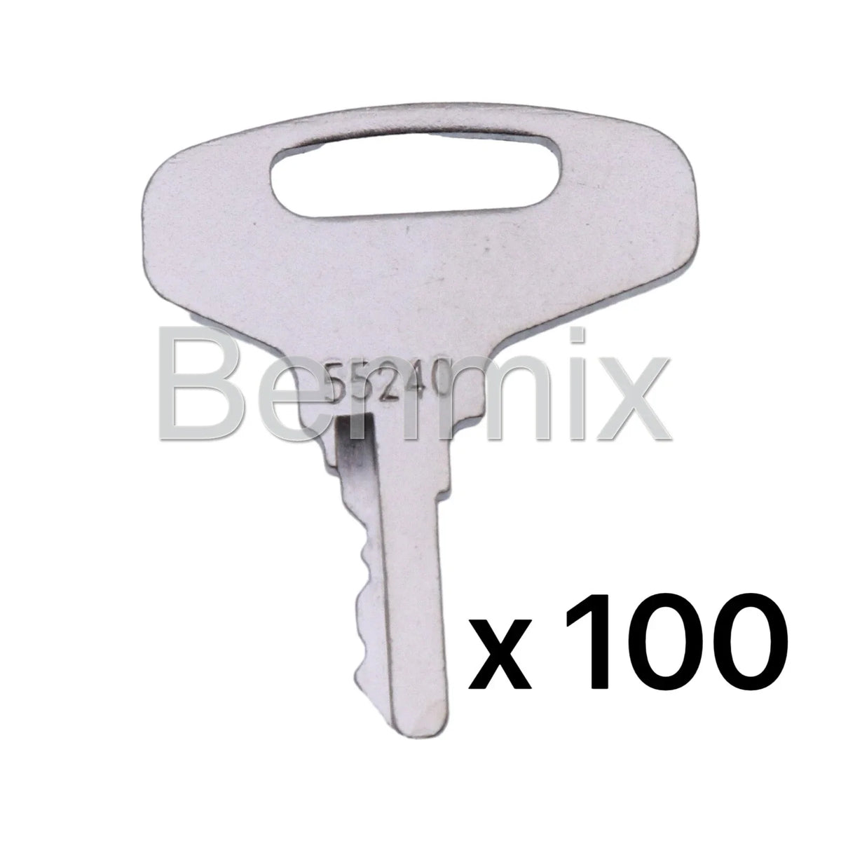 100Pcs Ignition Key 55240 for Kubota B&GL Series (Heavy Equipment)