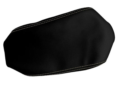 Leather Console Lid Armrest Cover for Jeep Grand Cherokee (1999–2004) Beige Stitch