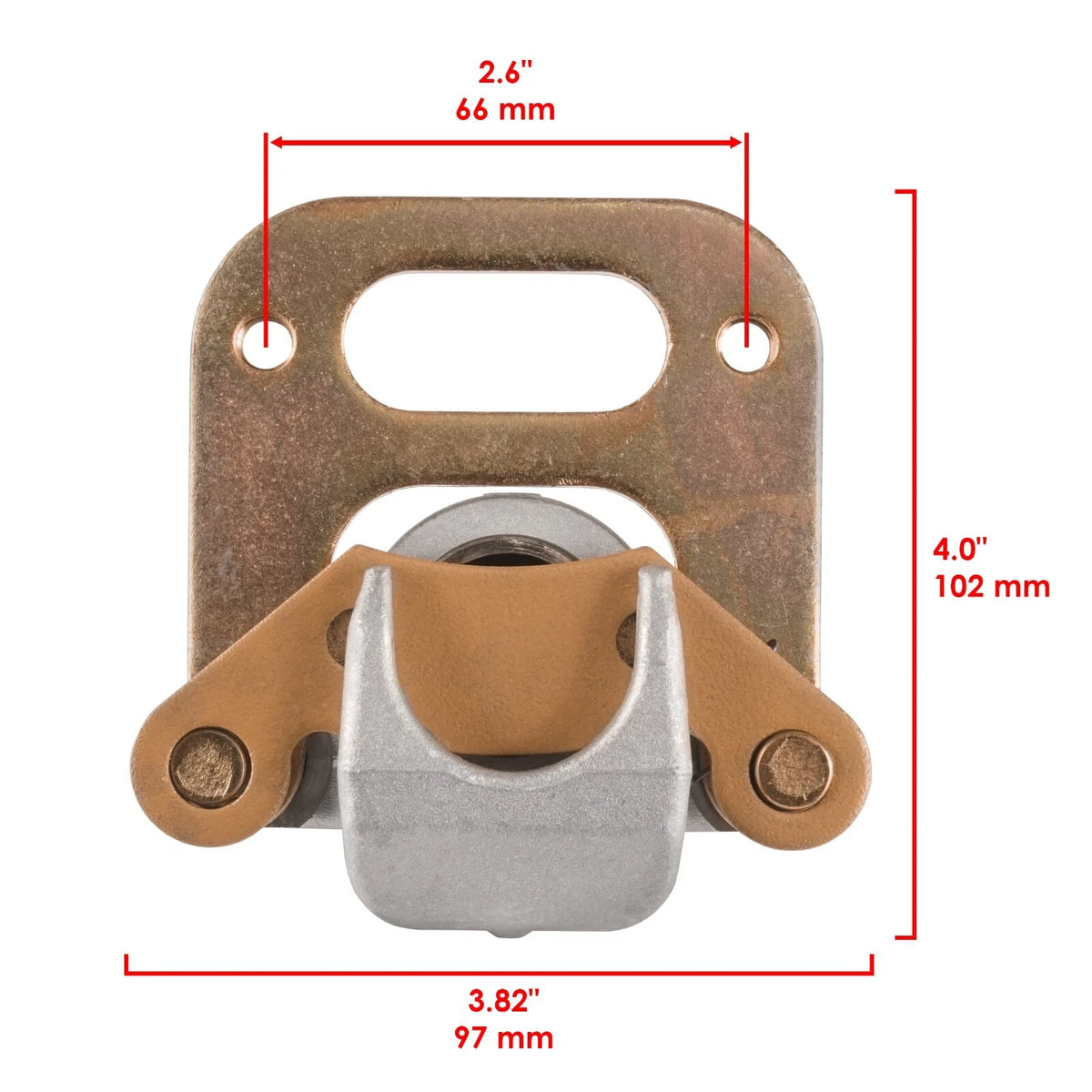 Set of 2 Front Brake Calipers with Pads for Polaris Sportsman 335 4X4 (2000) MP1917CR138SU