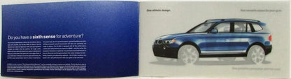 Sales Brochure for BMW X3 Sports Activity Vehicle (2004)
