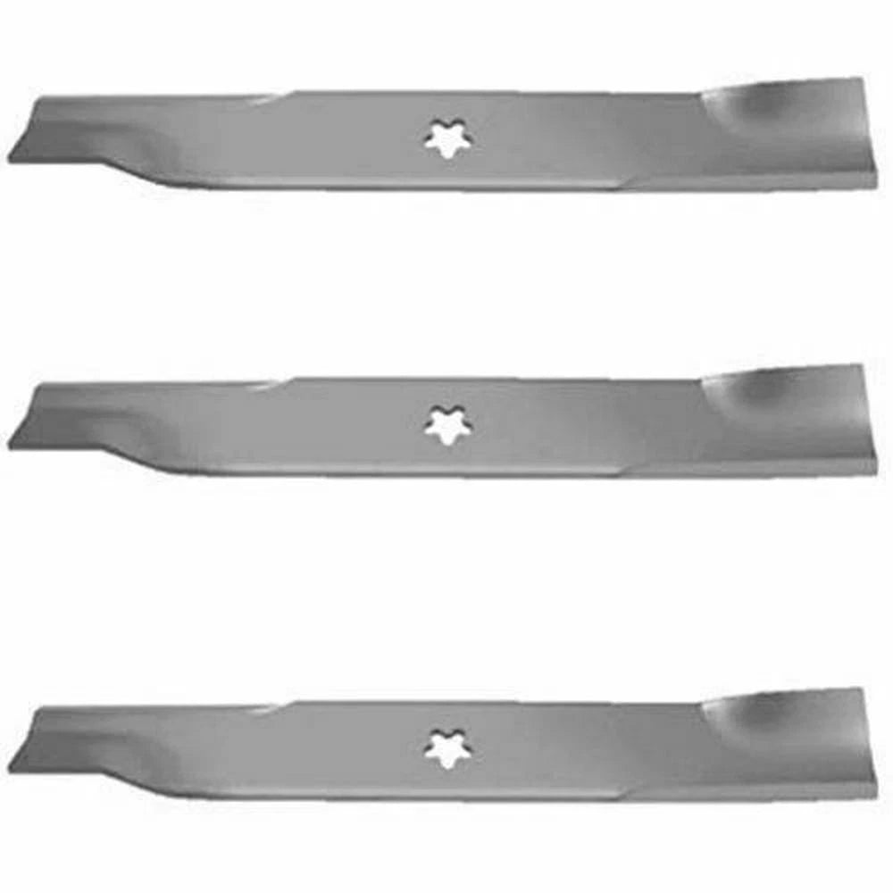 Set of 3 Replacement Mower Blades for Husqvarna 52" Cut (Fits Various)