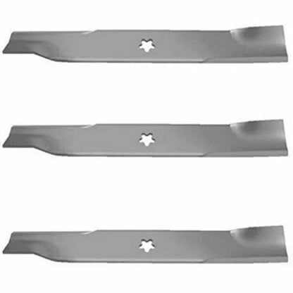 Set of 3 Replacement Mower Blades for Husqvarna 52" Cut (Fits Various)