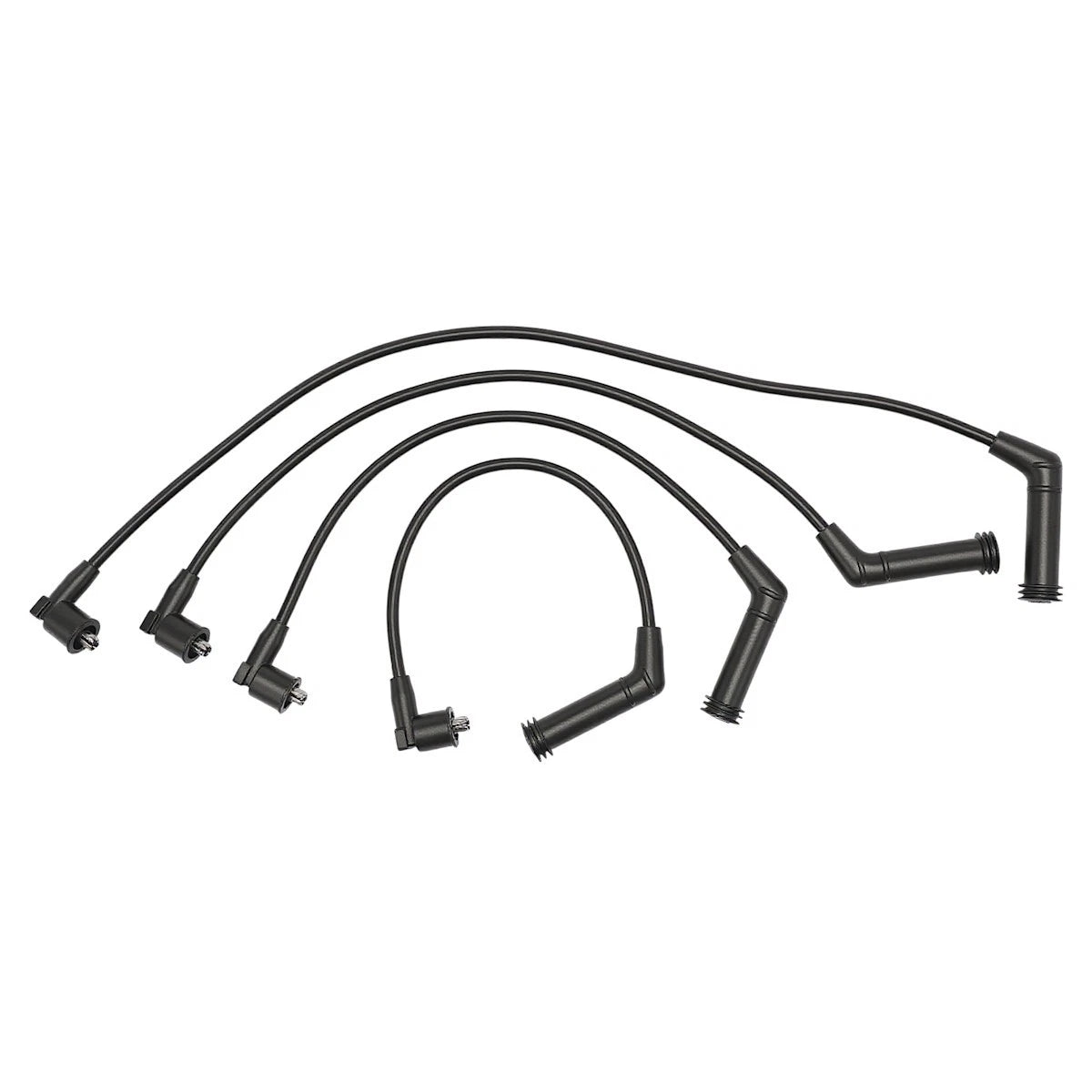 Set of 4 Spark Plug Wires for Hyundai Accent Scoupe (1993–1995) 18036533, 55800, 91940, 2750122B00
