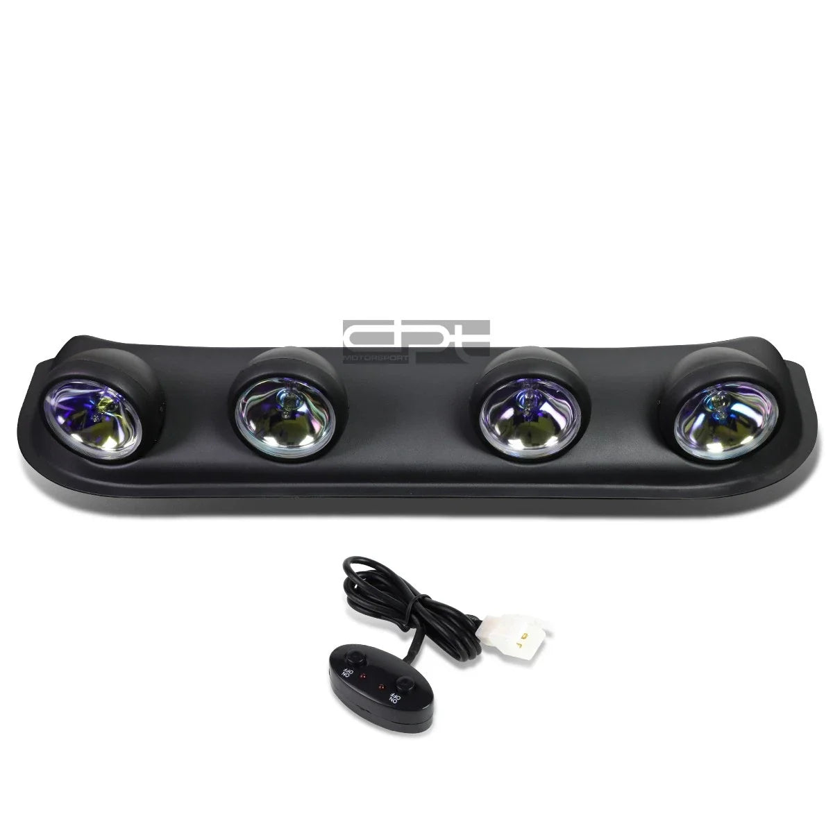 4X Off-Road Round Fog Lights with Switch for Universal Fit (LED)