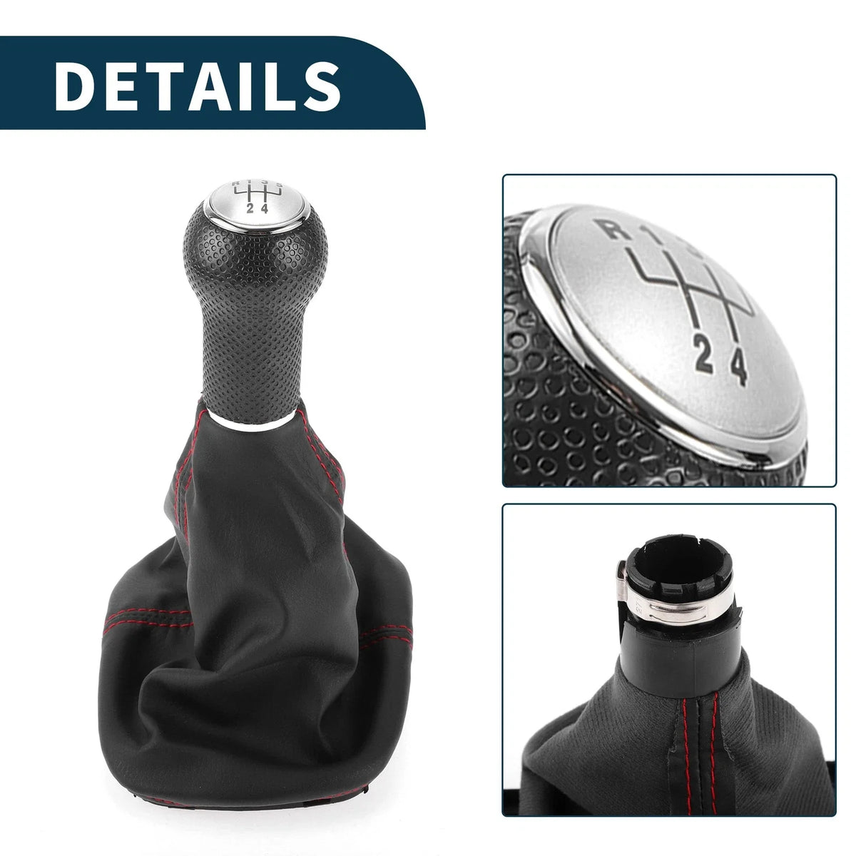 5 Speed Gear Shifter Knob with Cover No. 1J0711113C for Volkswagen Golf (1999–2006)