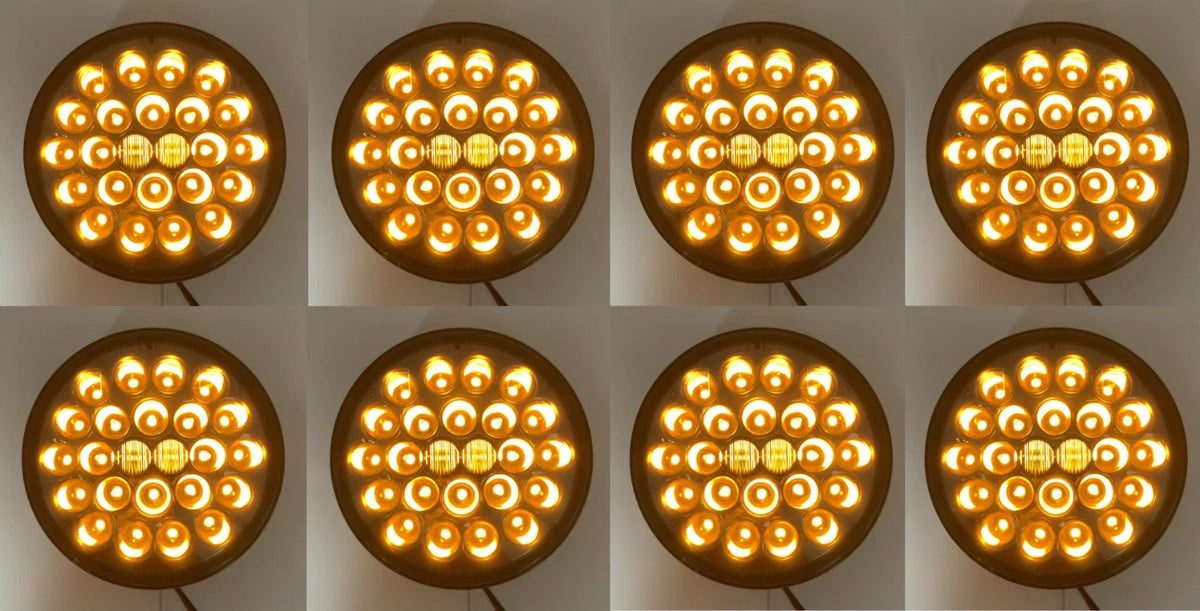 LED Park Light 4 Inch Pearl Amber Replacement for Vehicle (2000–2010)