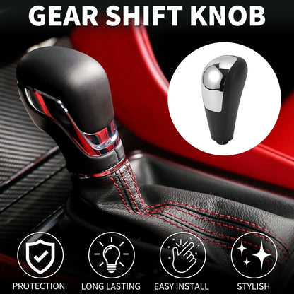 Automatic Gear Shift Knob for Ford Focus MK2 (2005–2012) Plastic Black Silver