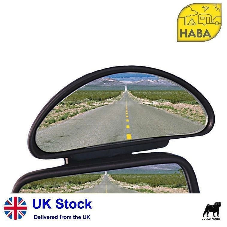 Single Auxiliary Blind Spot Mirror for Caravan Trailer Towing (SM0090)