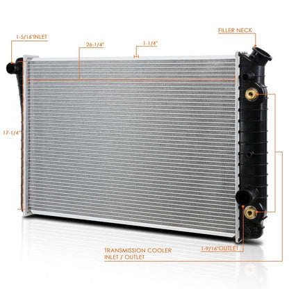 OE Replacement Aluminum Core Radiator for Camaro/Firebird/P30 (1982–1992) DPI-951