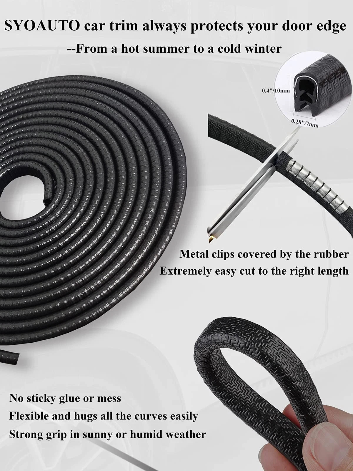 32Ft Door Edge Guard for Universal Vehicles (2010–2023)