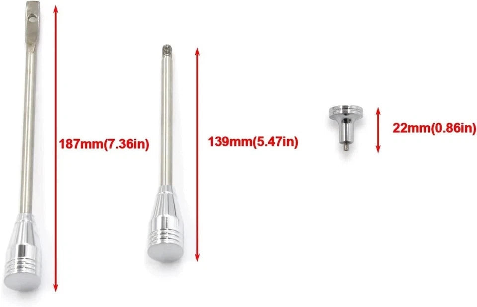 Chrome Turn Signal Lever Kit for GM (3 Pcs)