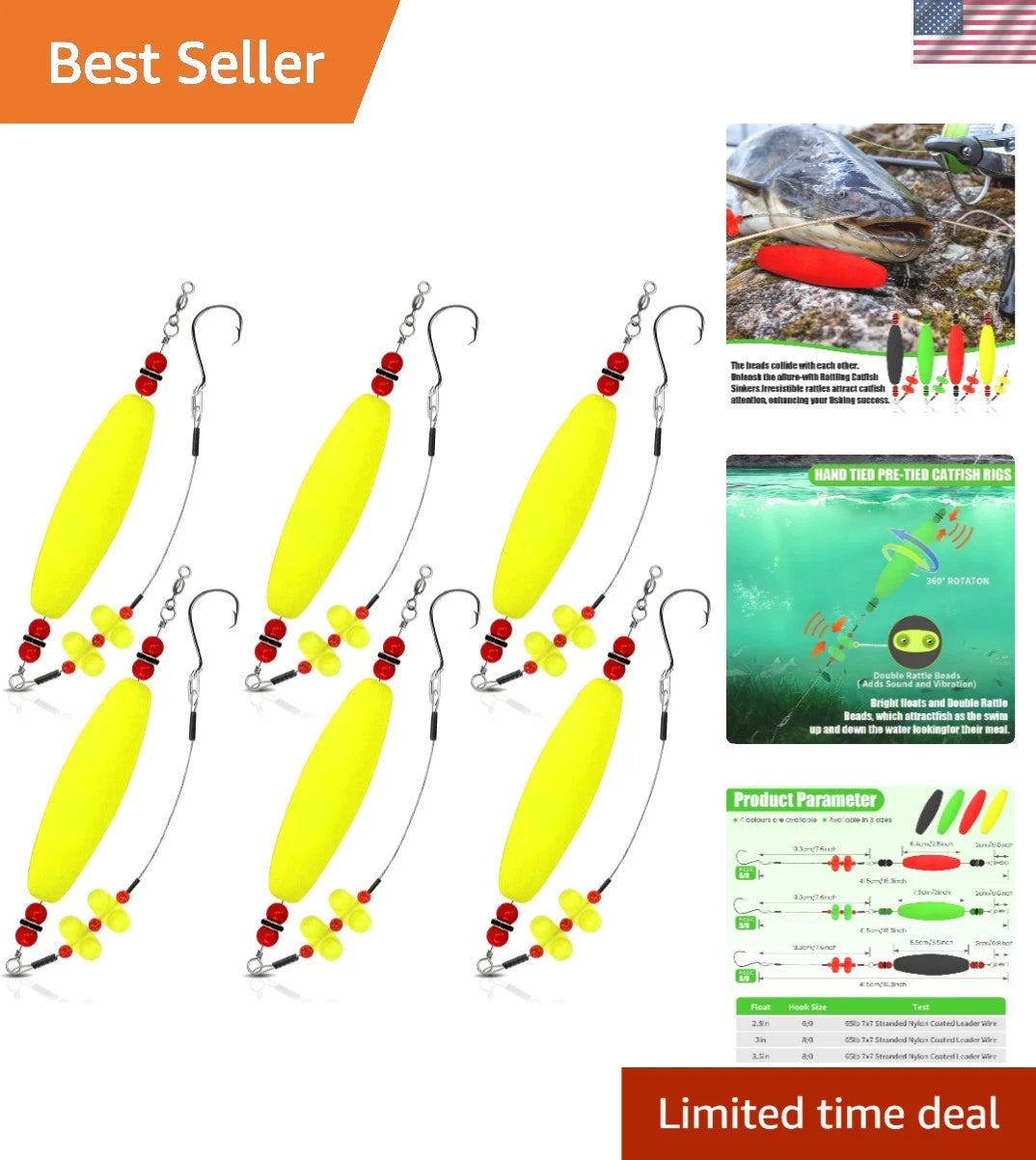 Santee Rig Catfish Float Kit for Universal Use (No Specific Years)