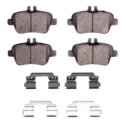 2X Brake Pad Set for Mercedes-Benz CLA250 (2014–2015) 2552-1646-03 Vented Rear