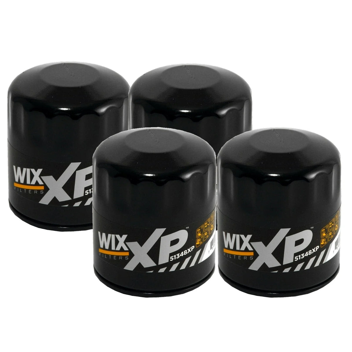 Set of 4 WIX Engine Oil Filters for Chevy Chrysler Dodge Ford GMC Jaguar Jeep