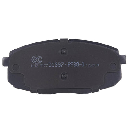 Set of 8 Ceramic Brake Pads for Kia Soul (2014–2016)