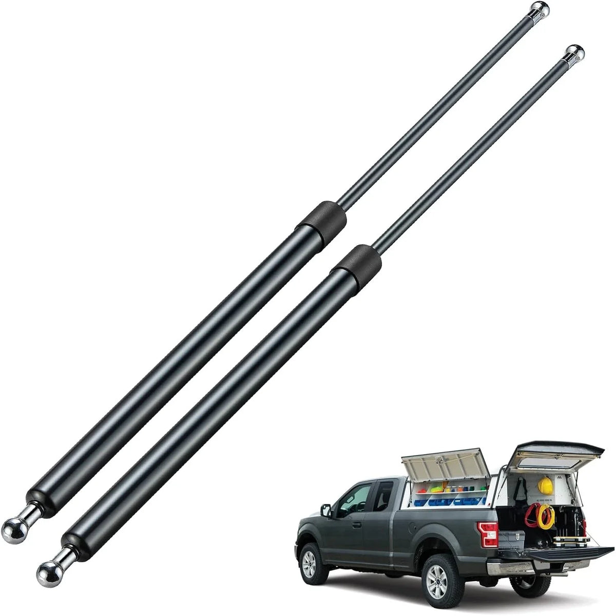 Gas Struts ST270P15010 for Boat Hatches Travel Trailer Beds (27 Inch, 150Lbs)